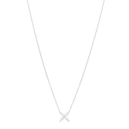 Tiffany Platinum Diamond Medium Victoria Necklace 1 of 5