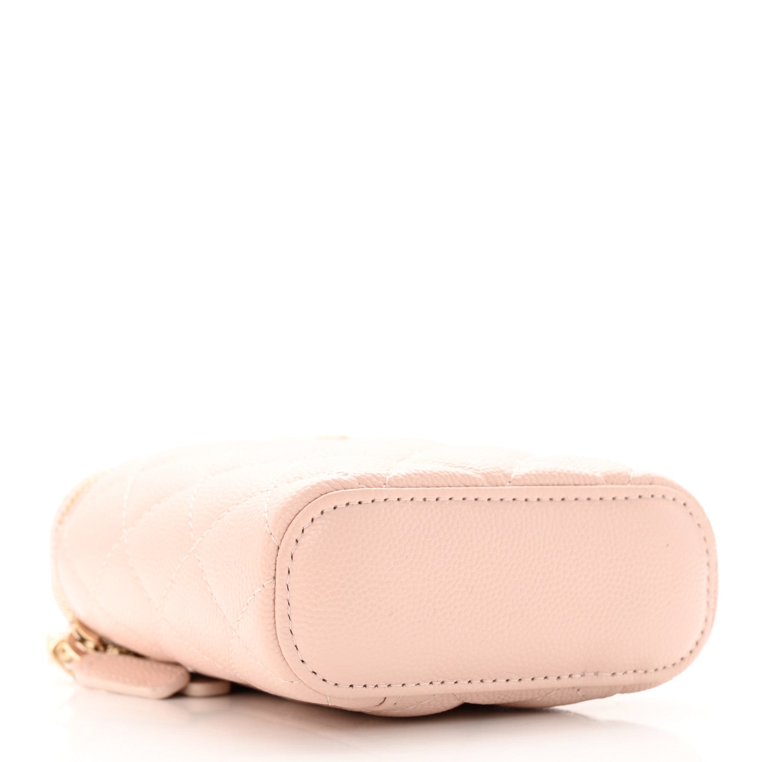 Chanel Caviar Quilted Small Vertical Coco Beauty Vanity Case With Chain Light Pink 4 of 14