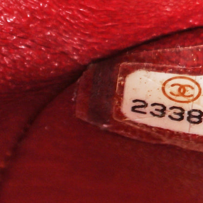 Chanel Caviar Quilted Jumbo Double Flap Dark Red 8 of 12