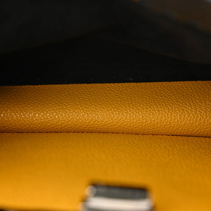 Fendi Cuoio Romano Selleria Chamois Small Peekaboo I SEE U Satchel Black Camel Sunflower 6 of 16