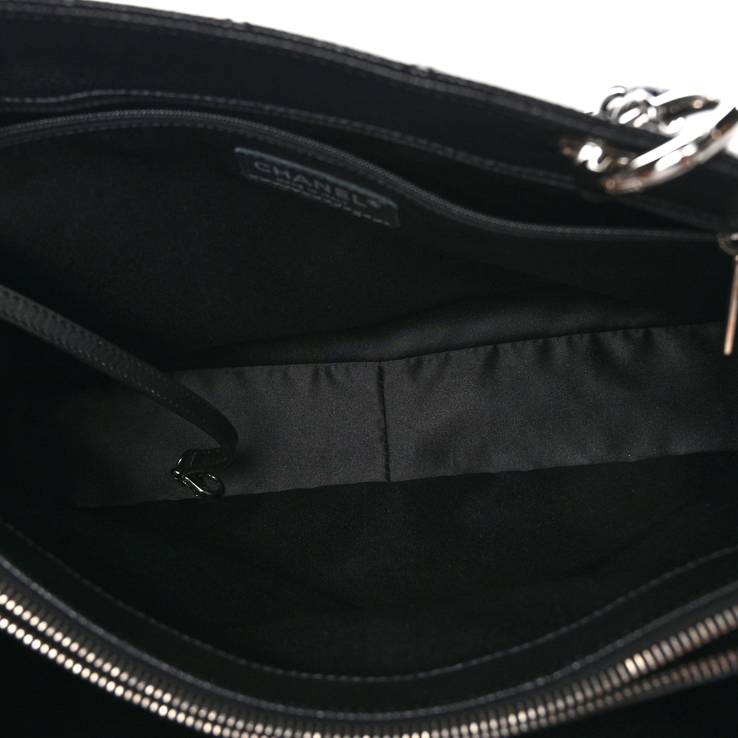 Chanel Caviar Quilted Grand Shopping Tote GST Black 6 of 11