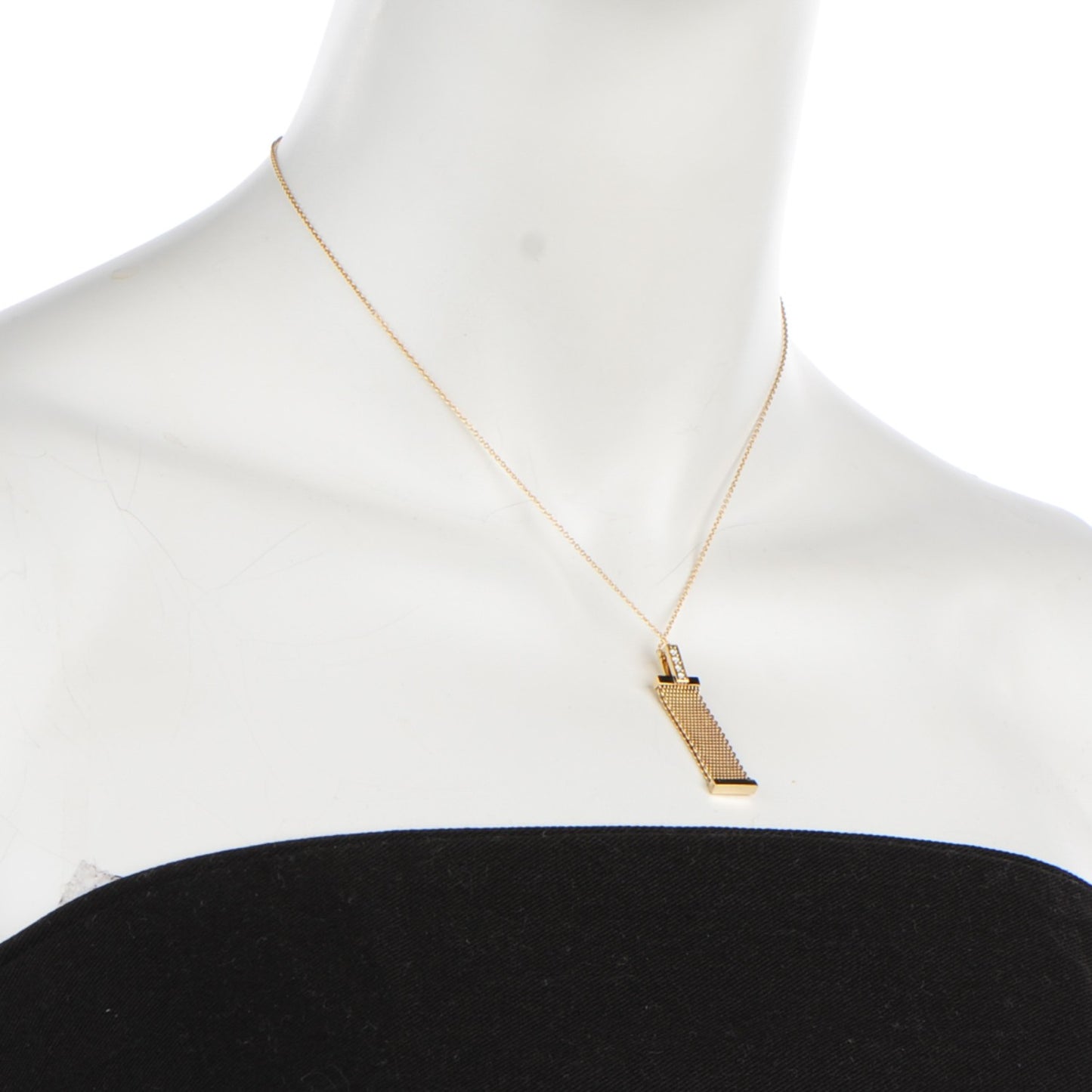 18K Yellow Gold Diamond Somerset Pendant Necklace