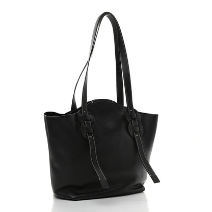 Chloe Small Grain Smooth Calfskin Medium Darryl Tote Black 3 of 9