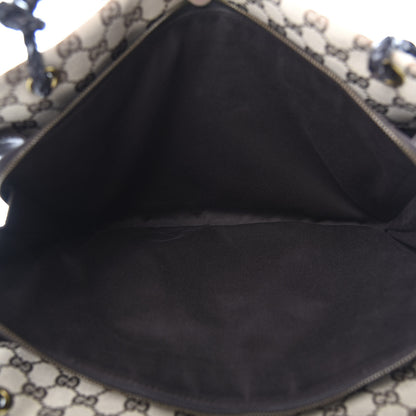Gucci Monogram Woven Shoulder Bag Brown 5 of 12