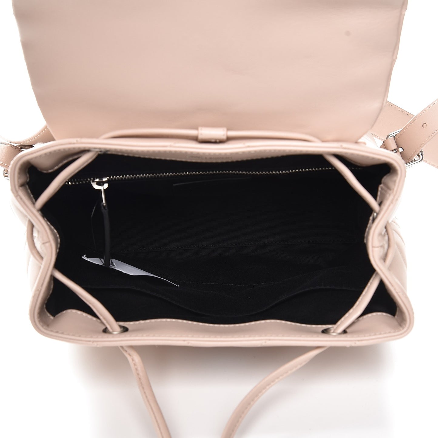 Calfskin Y Quilted Monogram Small Loulou Backpack Marble Pink