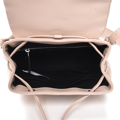 Saint Laurent Calfskin Y Quilted Monogram Small Loulou Backpack Marble Pink 5 of 9