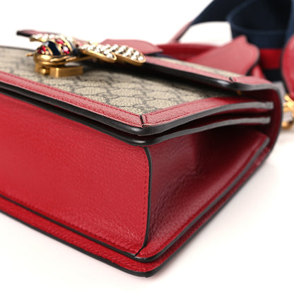 Gucci GG Supreme Monogram Small Queen Margaret Top Handle Bag Red 9 of 9