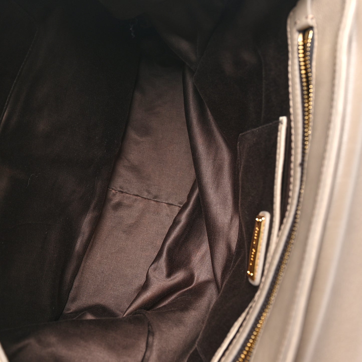 Goatskin Shoulder Bag Pomice
