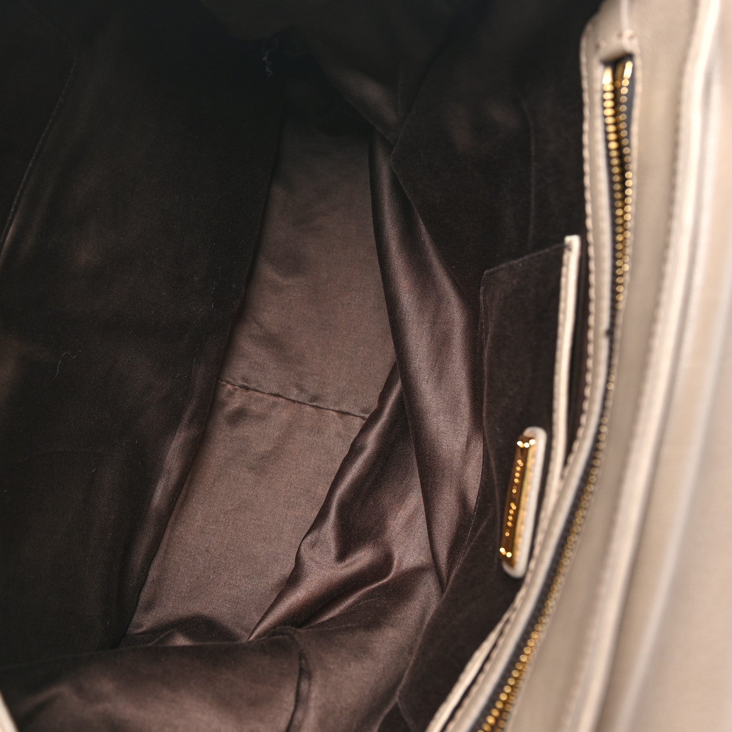 Miu Miu Goatskin Shoulder Bag Pomice 5 of 9
