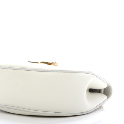 Chloe Calfskin Mini Drew Shoulder Bag White 8 of 9