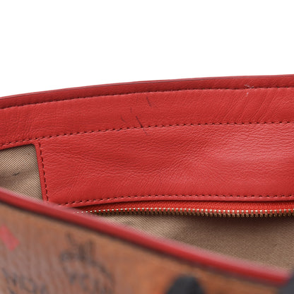 MCM Visetos Spektrum Medium Anya Shopper Tote Cognac 17 of 19