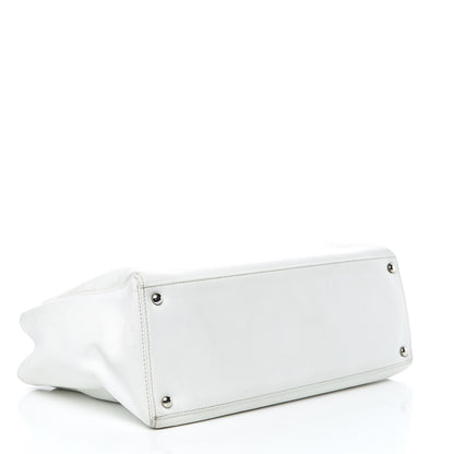 Chanel Calfskin Cerf Executive Shopper Tote White 4 of 33