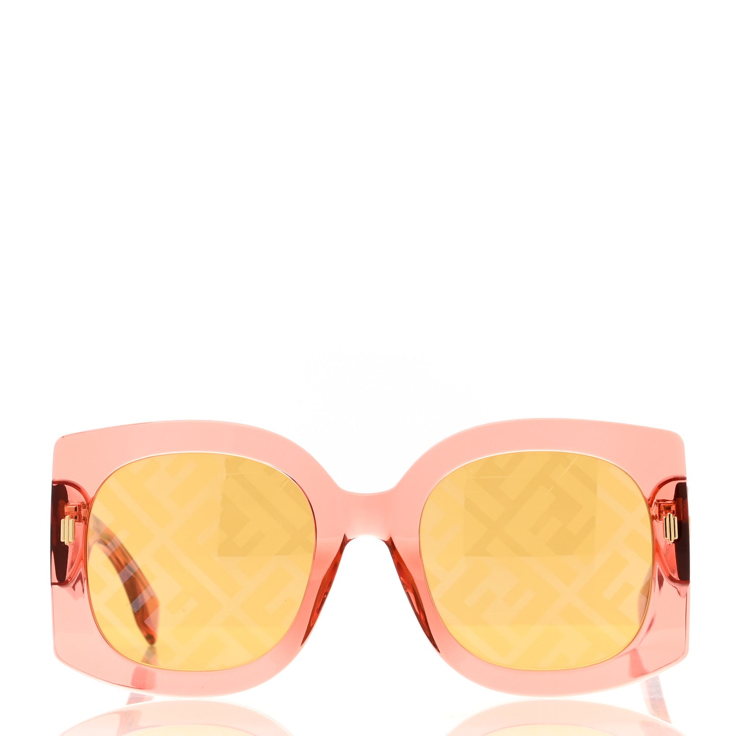 Acetate Square Sunglasses FF0436/G/S Pink