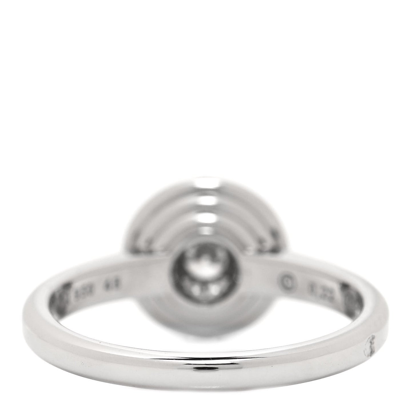 Platinum Diamond .22ct D'Amour Solitaire Engagement Ring 48 4.5