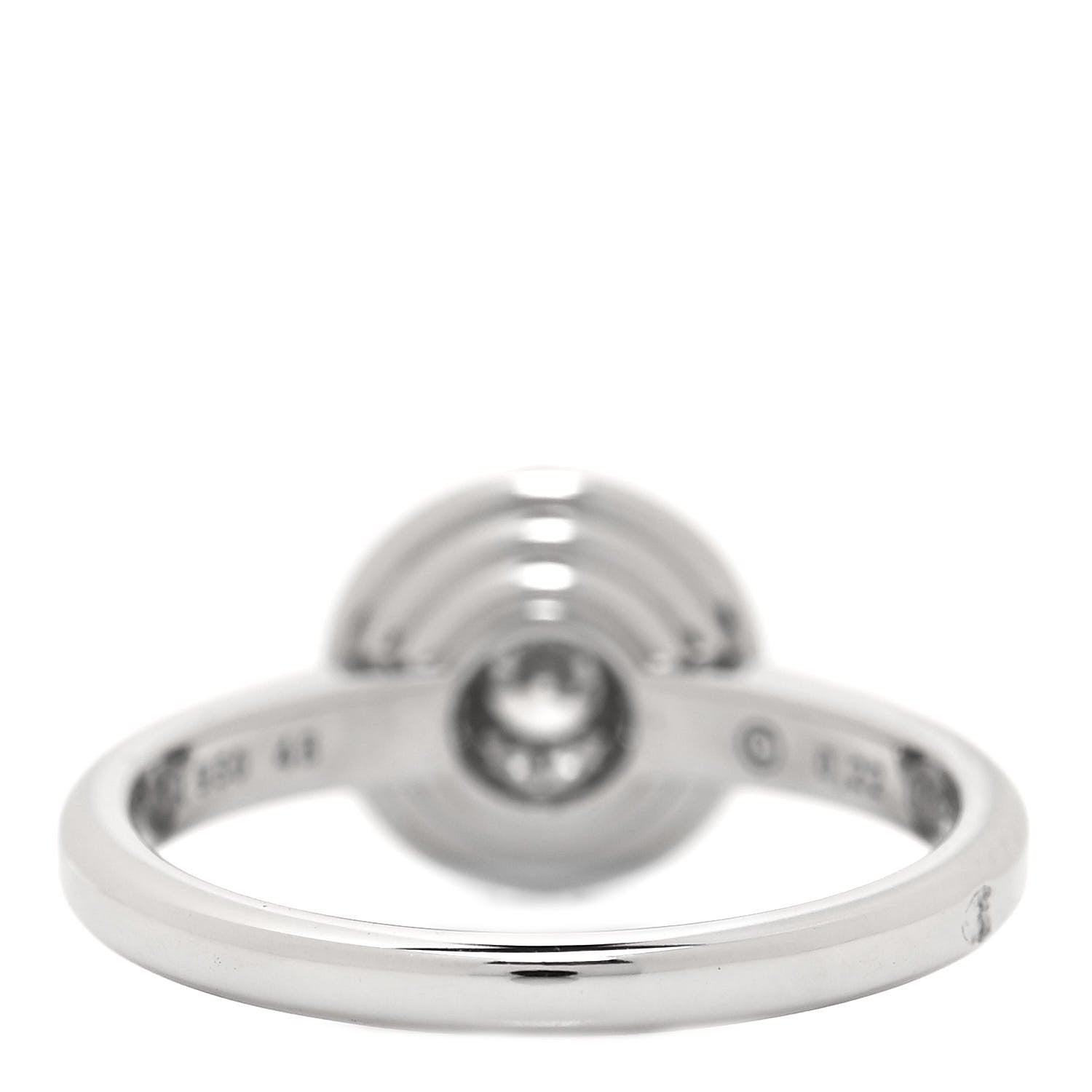 Cartier Platinum Diamond .22ct D'Amour Solitaire Engagement Ring 48 4.5 2 of 5