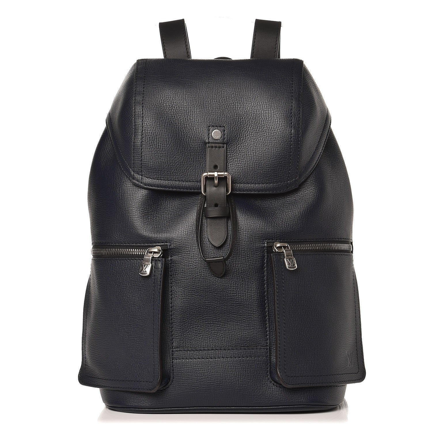Louis Vuitton Utah Calfskin Canyon Backpack Blue Marine 1 of 7