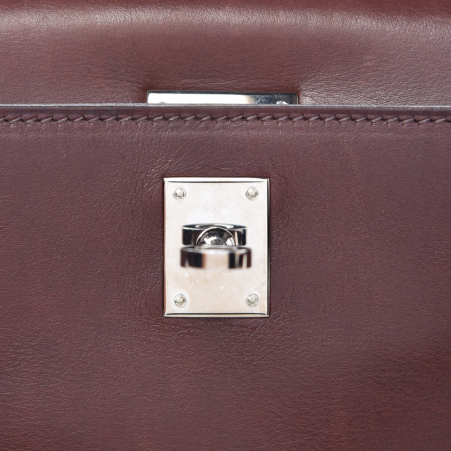 Hermes Evercalf Kelly Pochette Clutch Havane 15 of 25