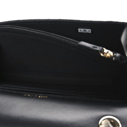Chanel Lambskin Quilted Trendy CC Dual Handle Clutch With Chain Black 5 of 12