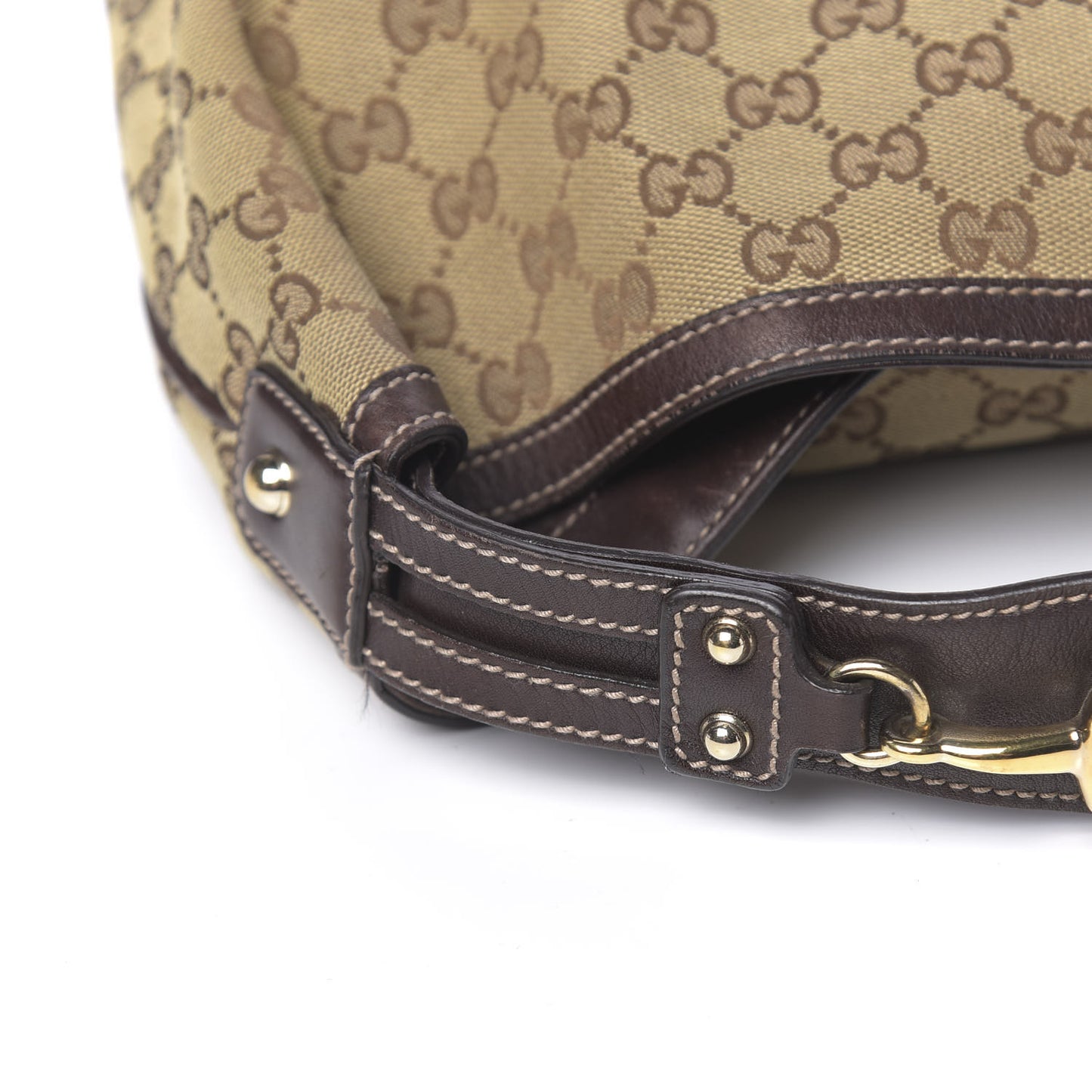 Monogram Large Wave Hobo Dark Brown
