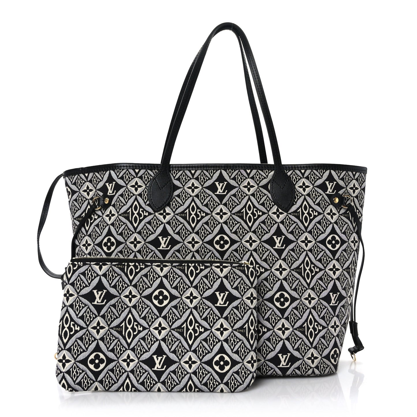 Jacquard Since 1854 Neverfull MM Grey