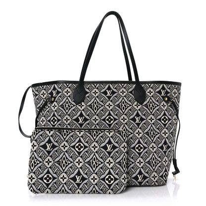 Louis Vuitton Jacquard Since 1854 Neverfull MM Grey 2 of 8