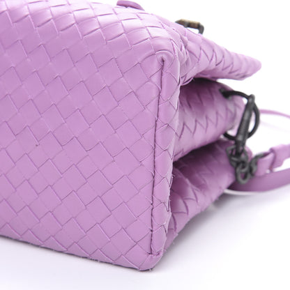 Bottega Veneta Light Calfskin Intrecciato Mini Roma Twilight 10 of 10