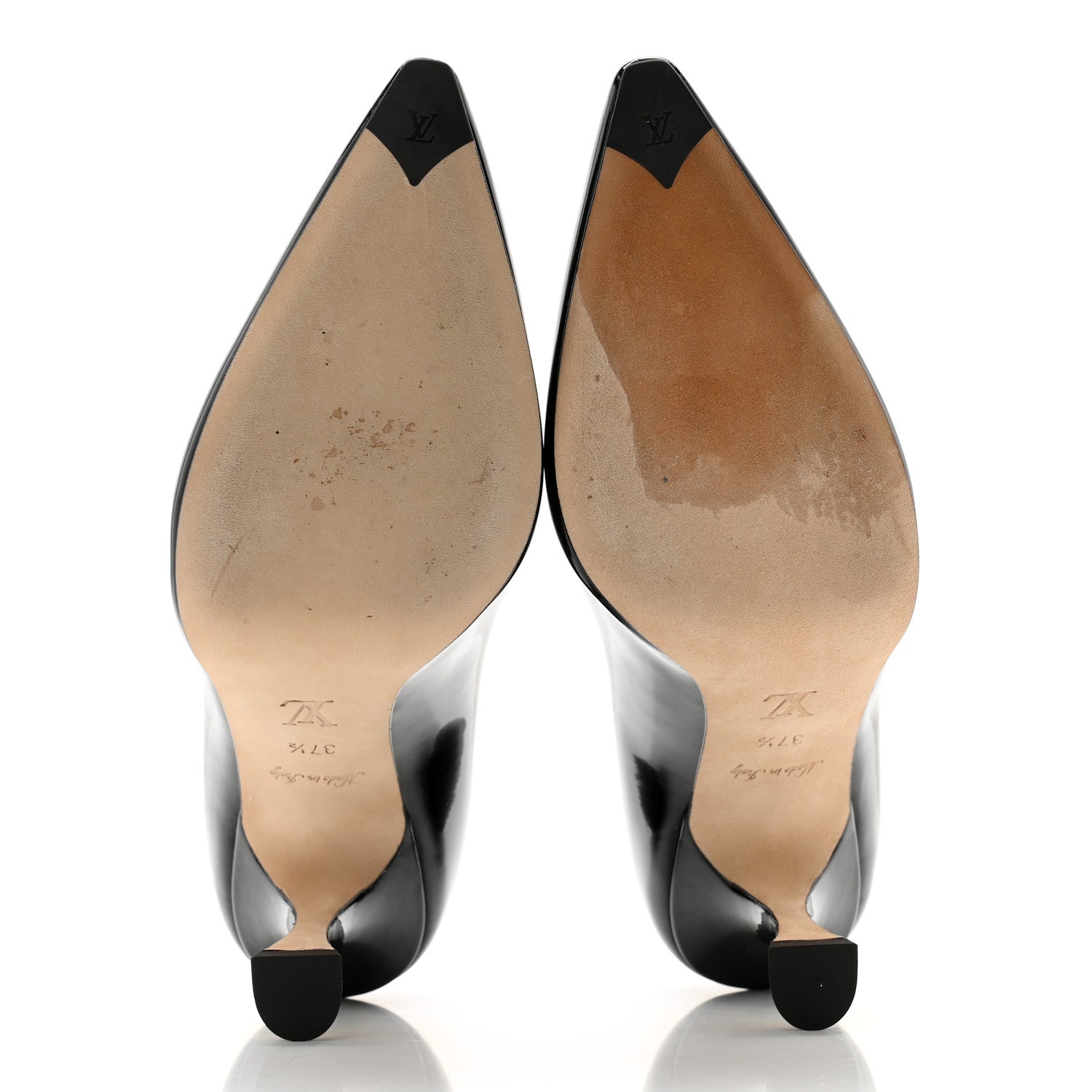 Louis Vuitton Patent Sparkle Pumps 38 Black 37.5 Black 5 of 9