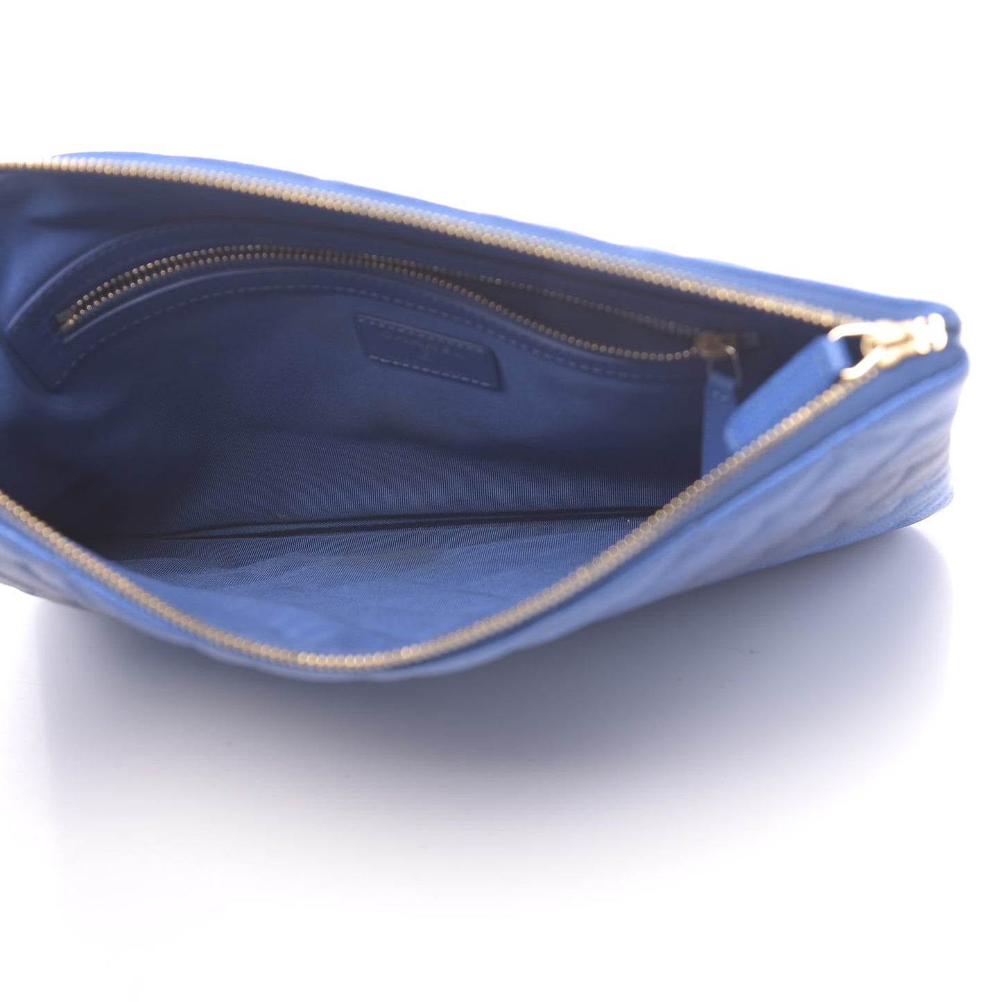 Caviar Ombre Medium Cosmetic Case Blue