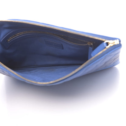 Chanel Caviar Ombre Medium Cosmetic Case Blue 5 of 7