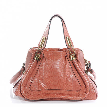 Chloe Python Medium Paraty Pink 7 of 12
