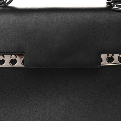Delvaux Calfskin MM Tempete Satchel Black 15 of 25