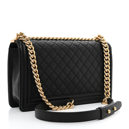 Chanel Caviar Quilted New Medium Boy Flap Black 3 of 11
