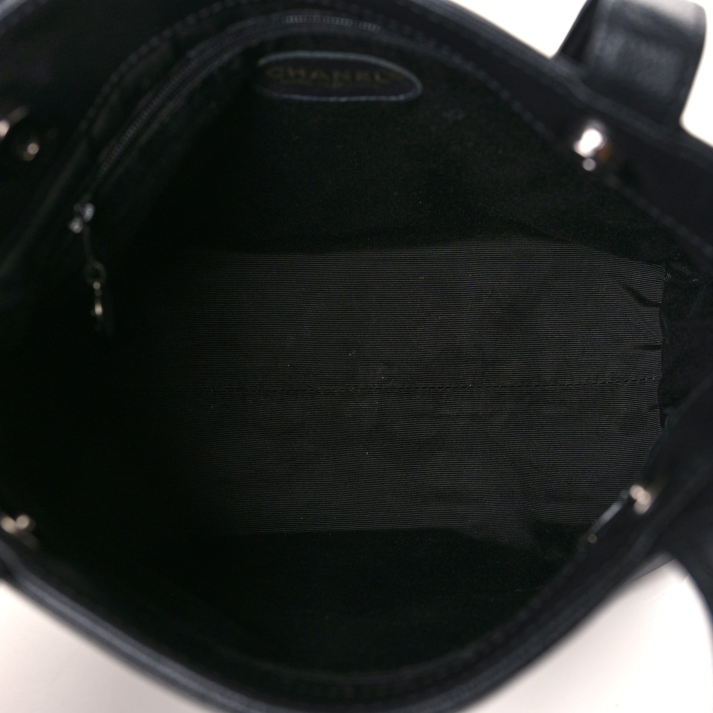 Calfskin CC Timeless Tote Black