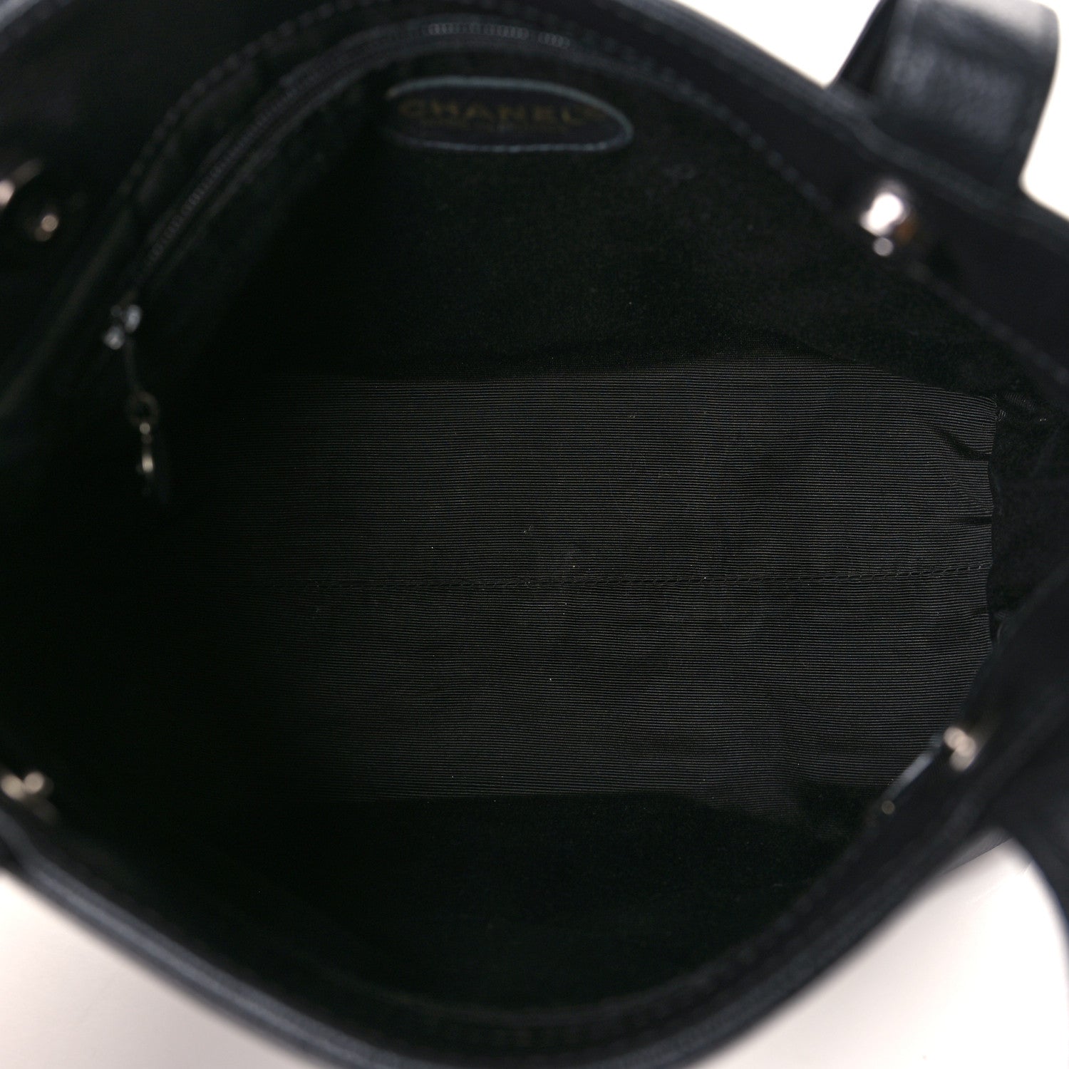 Chanel Calfskin CC Timeless Tote Black 5 of 9