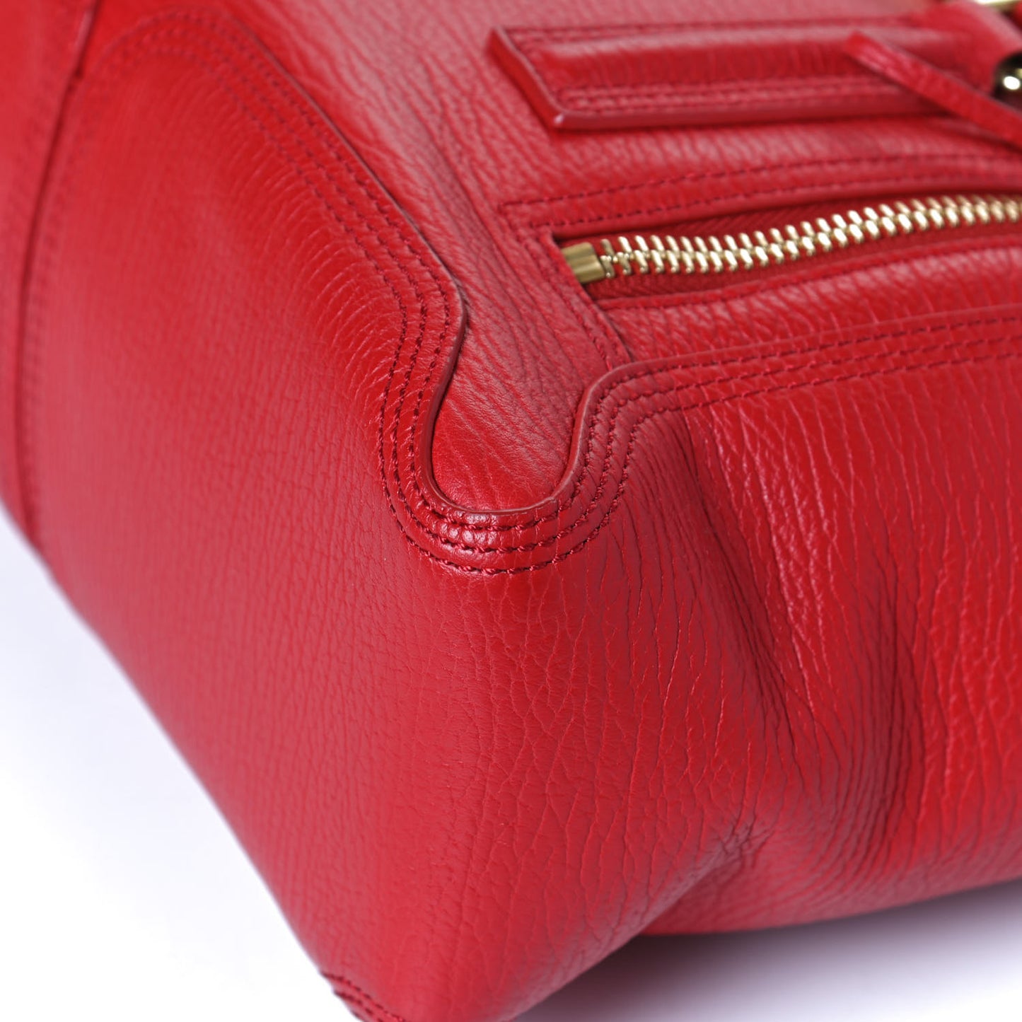 Textured Calfskin Medium Pashli Satchel Red