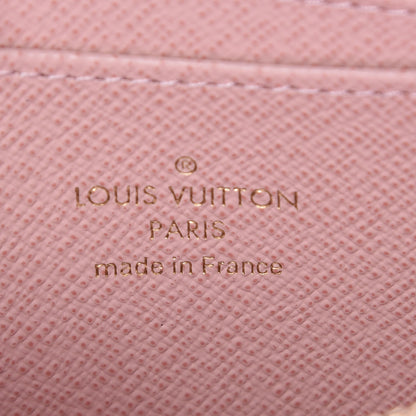 Louis Vuitton Damier Ebene Zippy Coin Purse Rose Ballerine 6 of 8