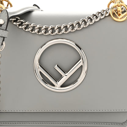 Fendi Vitello Century Opaco F is Fendi Small Kan I Shoulder Bag Grigio Perla 8 of 10