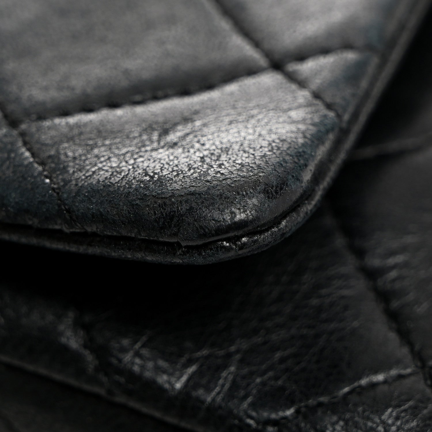 Chanel Lambskin Quilted Medium Double Flap Black 14 of 15
