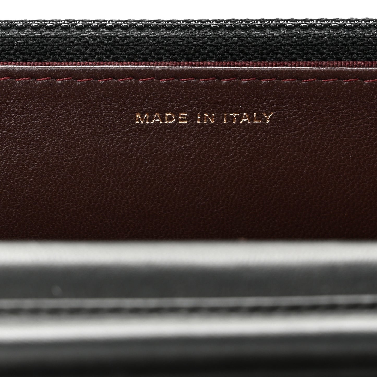 Lambskin Quilted Wallet On Chain WOC Black