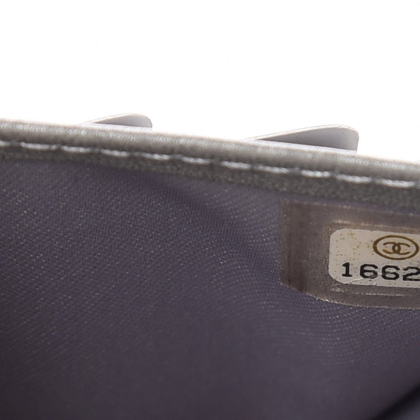 Lambskin Camellia Embossed Zip Around Organizer Wallet Black