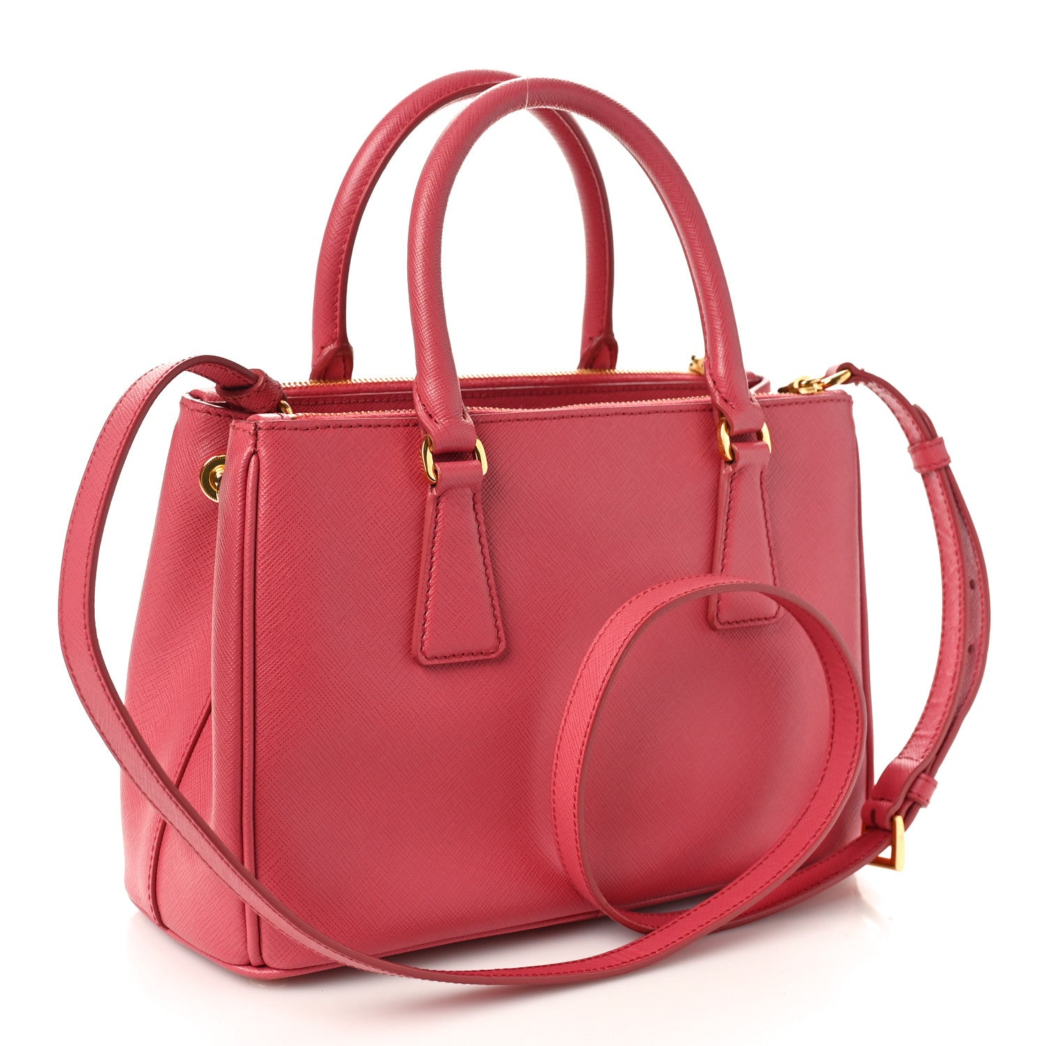Prada Saffiano Mini Galleria Double Zip Tote Tamaris 3 of 11