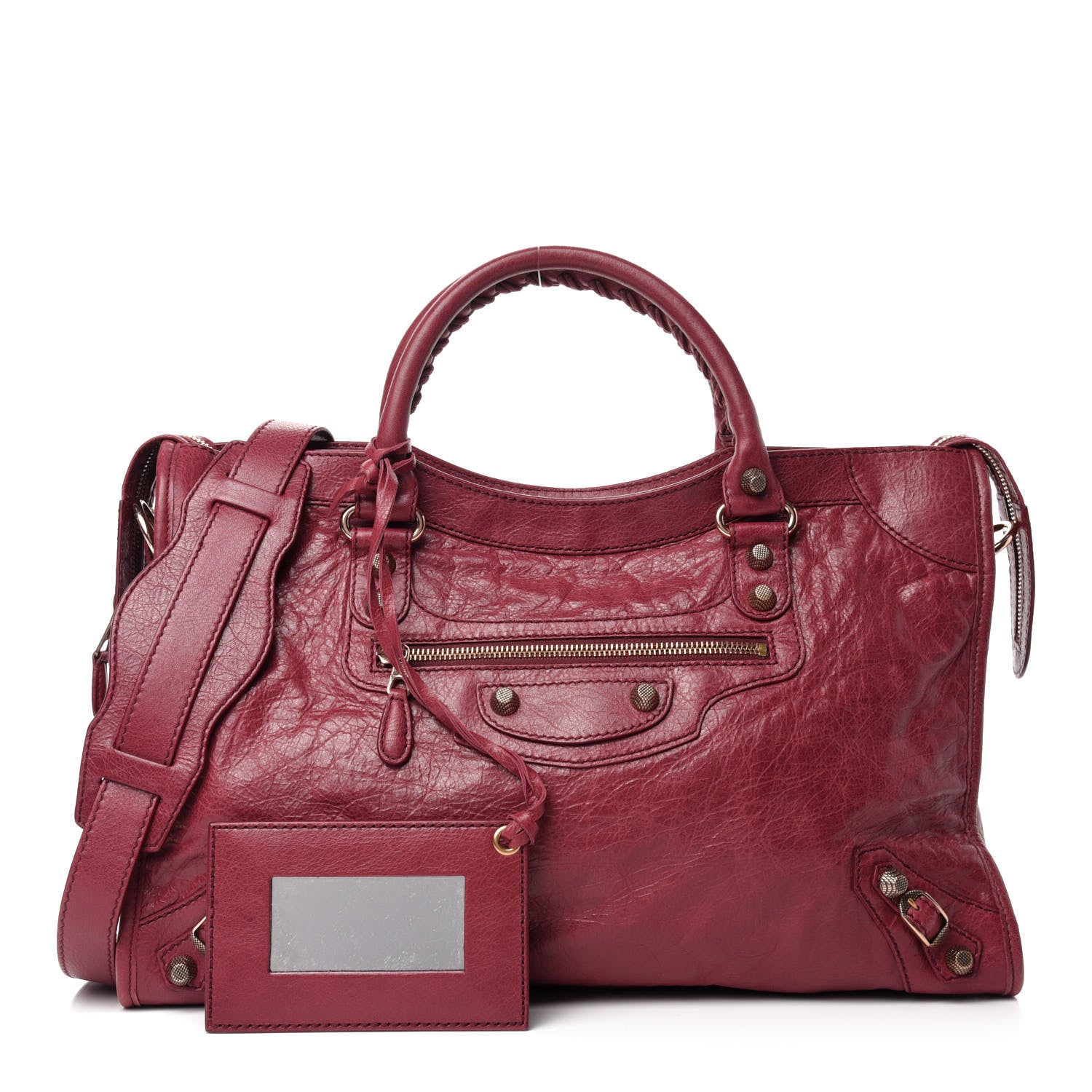 Balenciaga Agneau Giant 12 Rose Gold Hardware City Cassis 1 of 10