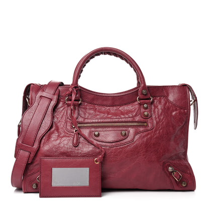 Balenciaga Agneau Giant 12 Rose Gold Hardware City Cassis 1 of 10