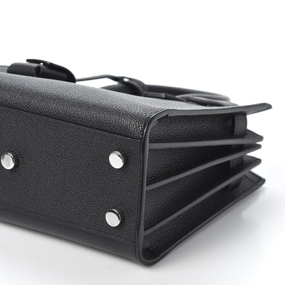 Saint Laurent Grained Calfskin Nano Sac De Jour Black 6 of 9