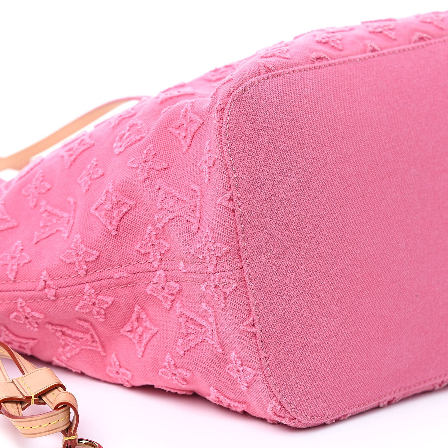 Monogram Denim Neverfull MM Rose