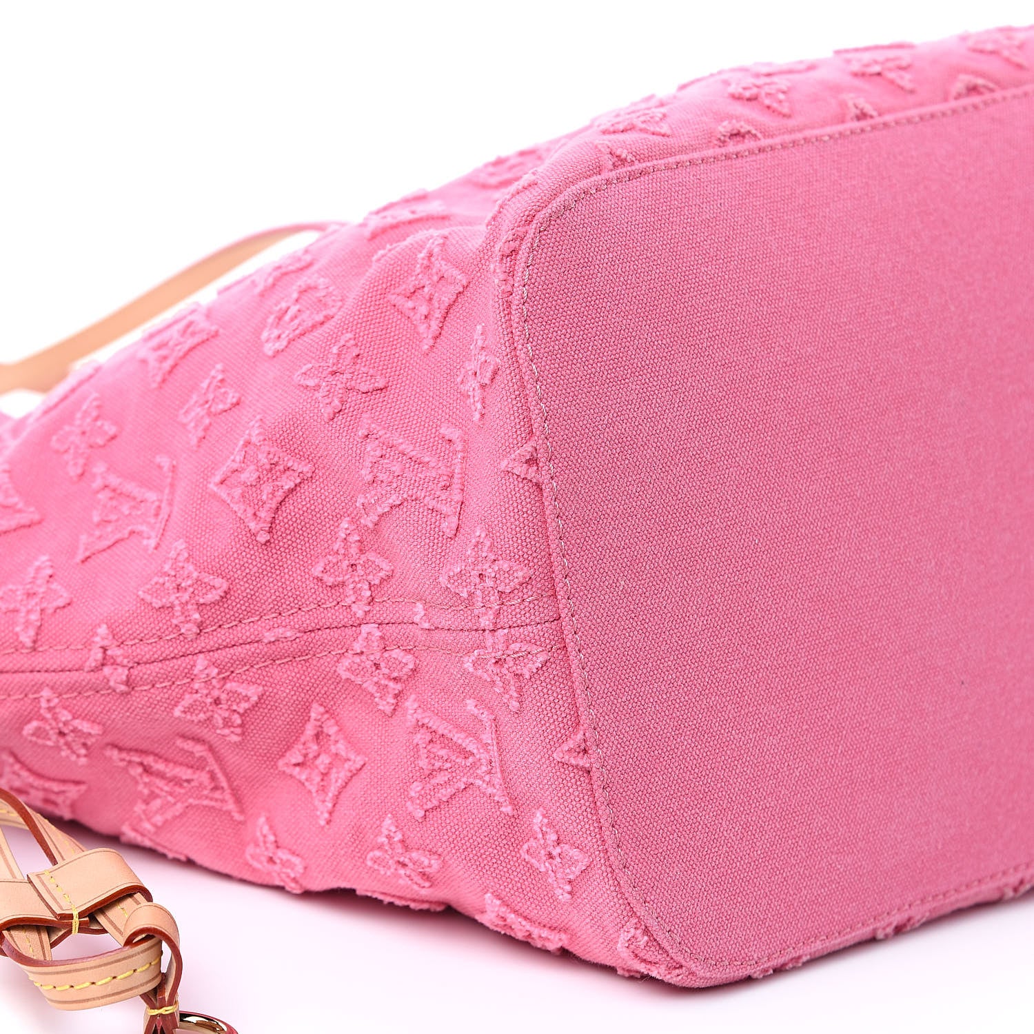 Louis Vuitton Monogram Denim Neverfull MM Rose 8 of 12