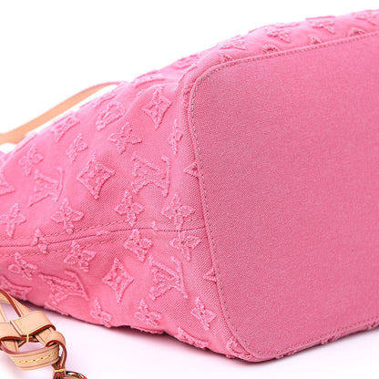 Louis Vuitton Monogram Denim Neverfull MM Rose 8 of 12
