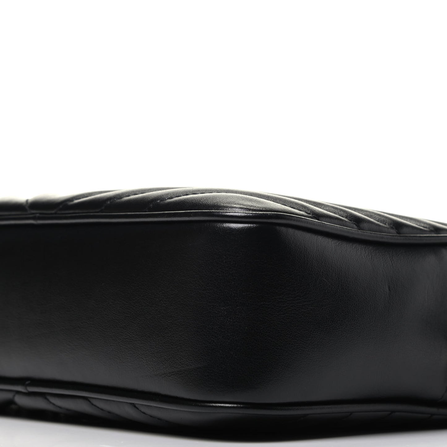 Calfskin Matelasse Monogram Lou Camera Bag Black