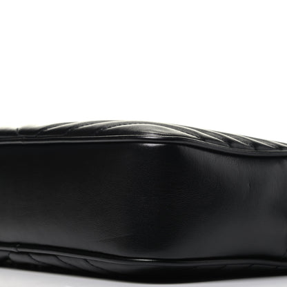 Saint Laurent Calfskin Matelasse Monogram Lou Camera Bag Black 9 of 9