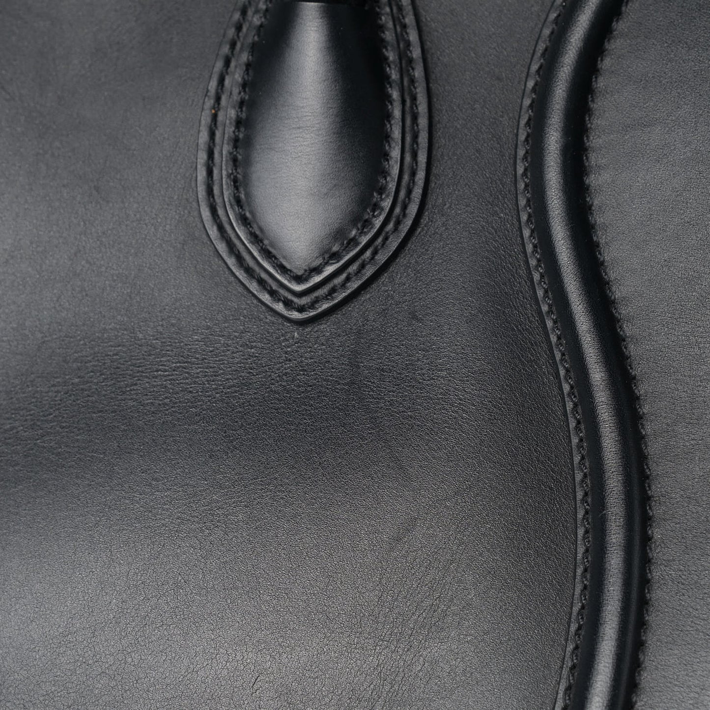 Smooth Calfskin Mini Luggage Black